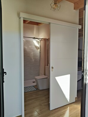 Shower, hair dryer, towels, soap - Casa El Rosal Location: Camino de La Cancela, number 13 Puntagorda. (Puntagorda)