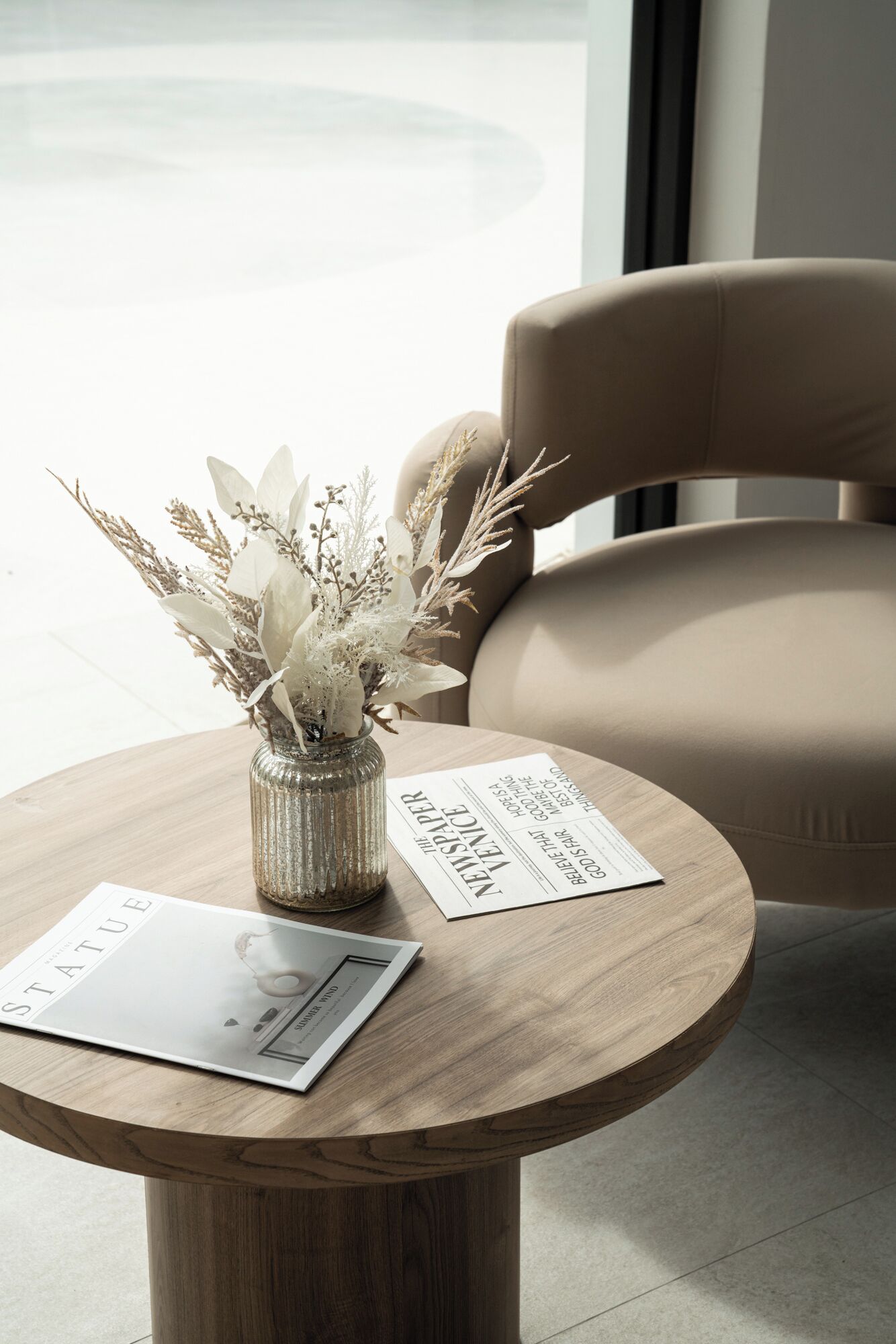 Área de estar no saguão