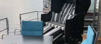 Hausboot am Xantener Nordsee