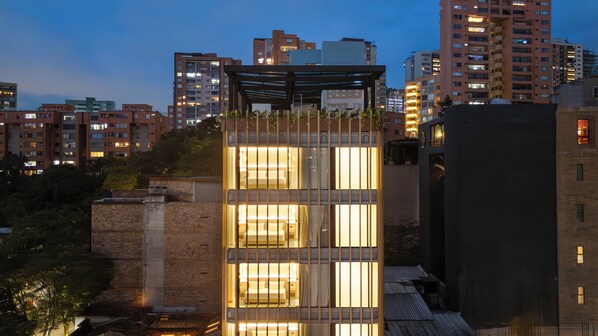 Front of property – evening/night