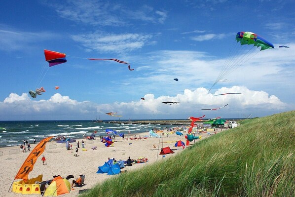 Tæt på stranden