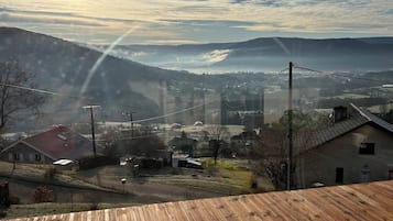 Vue depuis lâhĂ©bergement