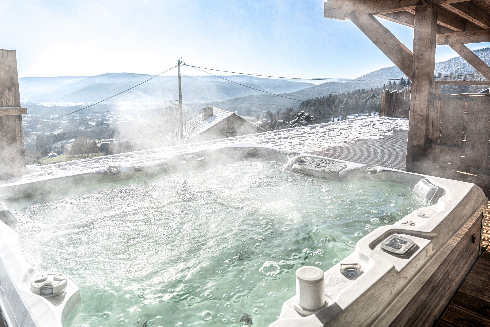 Bain à remous extérieur