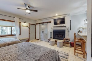 1 sovrum, strykjärn/strykbräda, gratis wi-fi och sängkläder