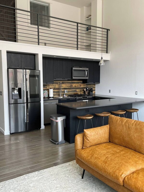 Smart TV, fireplace, video games