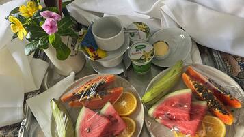 Daily buffet breakfast for a fee
