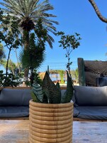 Área de estar no saguão