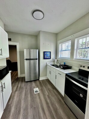 Microwave, oven, stovetop