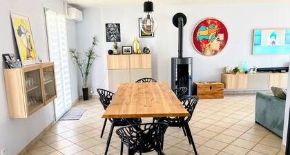 Petit Paradis Lescurien | Piscine | Climatisation | Salle de Sport | Confort
