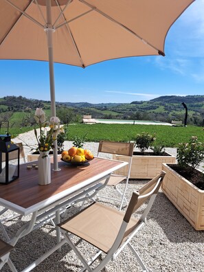Le Scintille B&B - Sirio | Terrace/patio - le scintille Snc  (San Ginesio)
