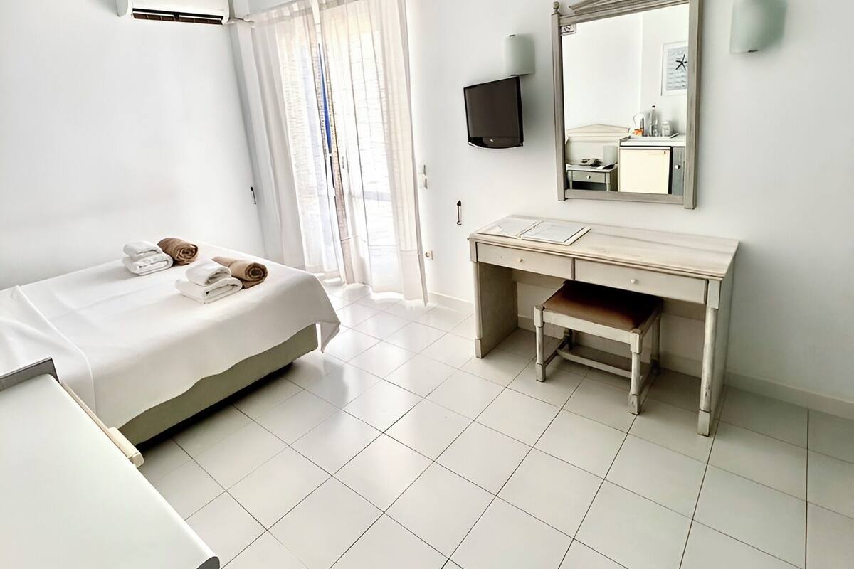 Standard Double Room, Mountain View, Ground Floor | In-room safe, soundproofing, iron/ironing board (on request)