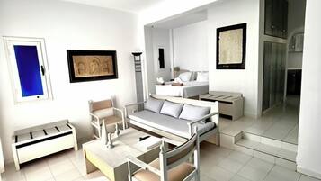 Studio, vue mer, en mezzanine