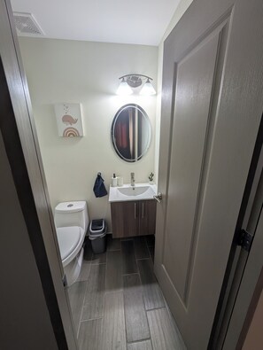 Towels, soap, toilet paper