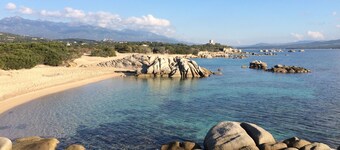 VILLA Sea View with beautiful swimming pool and enclosed garden, seaside SOUTH CORSICA  