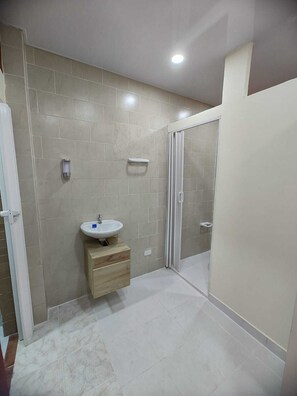 Towels, soap, toilet paper