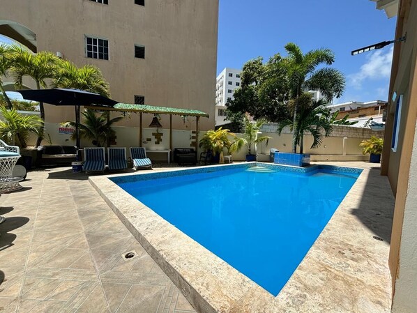 Outdoor pool - Residencial Amanda del Mar B3 - Pool & Beach (Boca Chica)