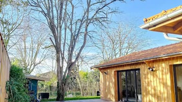 Piscine extérieure, piscine chauffée