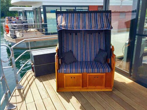 Hausboot am Xantener Nordsee