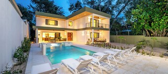 Gated + Lux +New Modern 4-BD Home in Playa Potrero – AC, WiFi & Steps to  Beach!