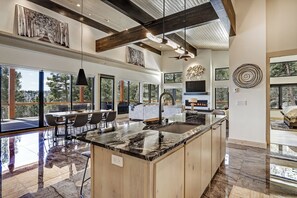 Interior - Breathtaking Views, Indoor/Outdoor Linear Fireplace, Sauna (Angel Fire)