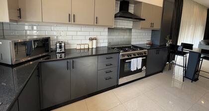 Contemporary apartment with a scenic view