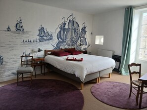 Superior Double or Twin Room, Partial Ocean View | Premium bedding, desk, travel crib, rollaway beds - Oléron MaisonMer (Le Chateau-d'Oleron)