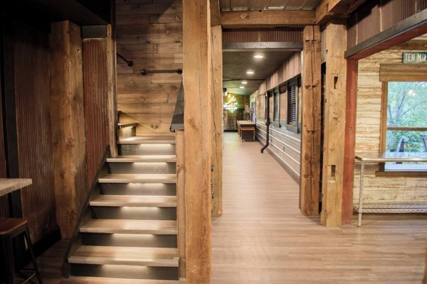 Lit Stairway