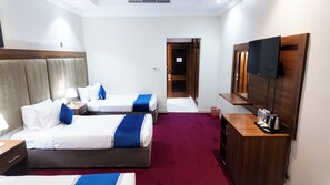 Egyptian cotton sheets, premium bedding, pillow-top beds, minibar