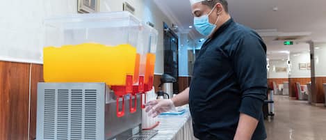 Daily buffet breakfast (SAR 30 per person)