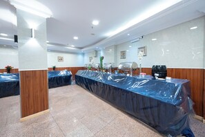 Daily buffet breakfast (SAR 30 per person)