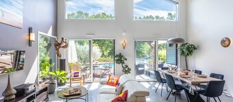 Rent family villa with pool in quiet Capbreton - Sleeps 8