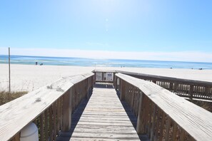 Accommodatie ligt op het strand
