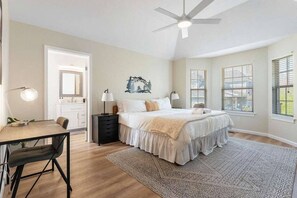 3 bedrooms, iron/ironing board, WiFi, bed sheets