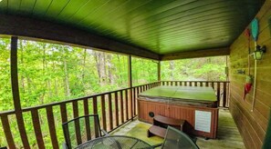 Cabin, Multiple Beds (Mountain Charm #228) | Outdoor spa tub - Mountain Charm #228 (Sevierville)