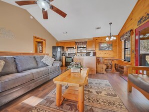 Cabin, 2 Queen Beds (Smoky View on the Rocks #2046) | Living area - Smoky View on the Rocks #2046 (Sevierville)