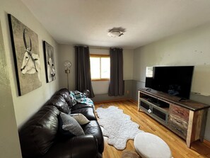TV connectée, cheminée