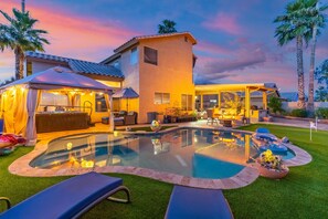 Outdoor pool - Private Suite - 1BR, 1BA Suite with shaded courtyard, pool and hot tub (Peoria)