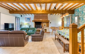 TV, fireplace, DVD player - 5 bedroom gorgeous home in Ganzeville (Ganzeville)