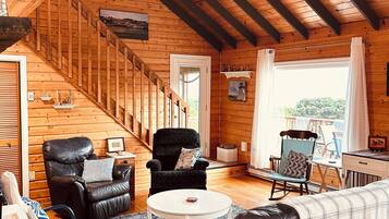 TV connectée, cheminée