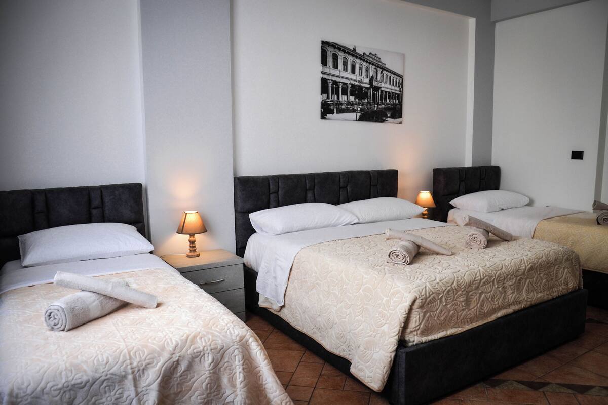Family Quadruple Room, City View | Blackout curtains, soundproofing, free WiFi