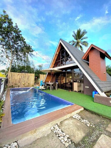A-Frame Villa with Pool, PS4, Karaoke, & No Pet Fees