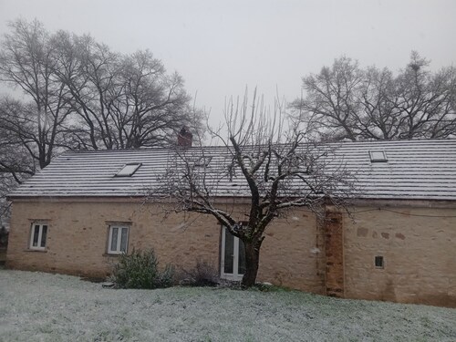 Gite:bedroom with bathroom, pantry, kitchen