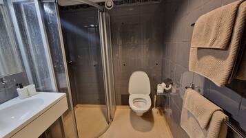 Family Double Room | Bathroom | Shower, free toiletries, hair dryer, towels