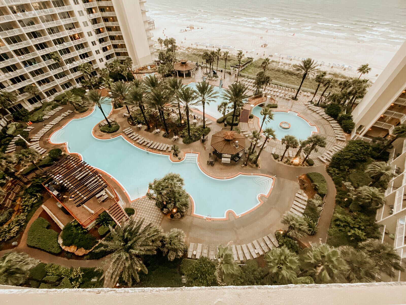 Zero-Entry Access: The pool features a "shoreline” zero entry, balcony view.