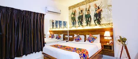Premium bedding, free WiFi, bed sheets