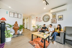 Sitteområde i lobbyen