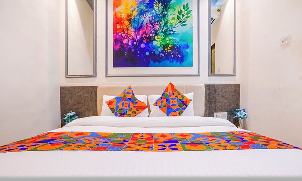 Premium bedding, free WiFi, bed sheets