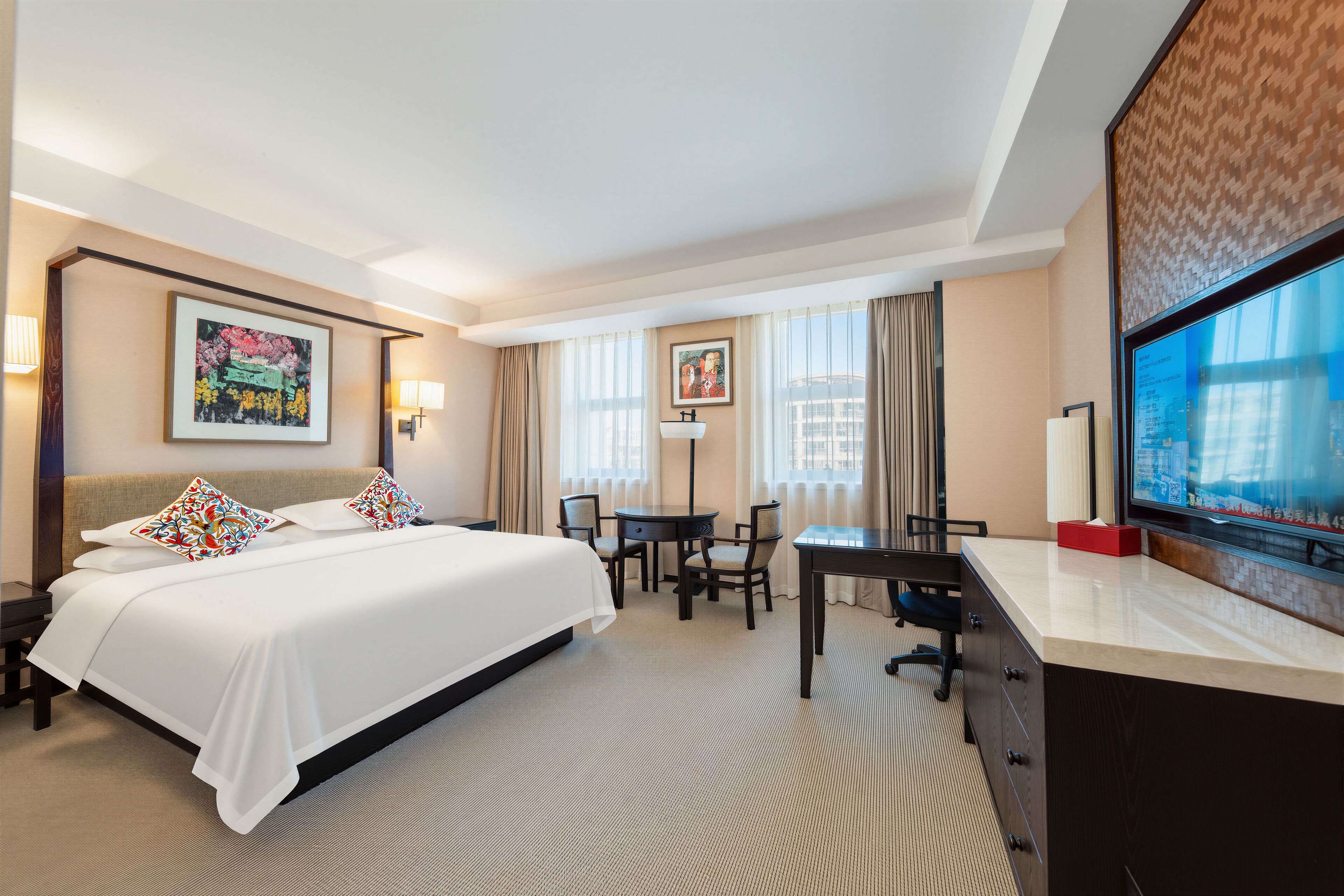 Free minibar, in-room safe, laptop workspace, blackout curtains
