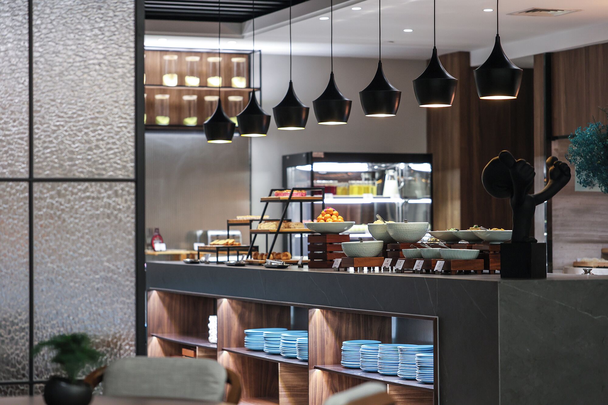 Desayuno buffet diario (CNY 68 por persona)