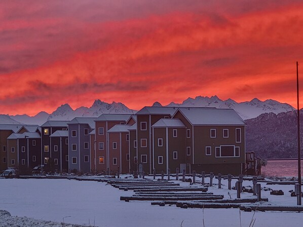 Framhlið gististaðar